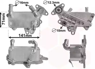 VAN WEZEL 58013705 -  Масляный радиатор, автоматическая коробка передач